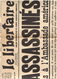 Le Libertaire 08.1927 - Journal Anarchiste - Exécution Sacco - Manifestation Anti-USA - Otros & Sin Clasificación