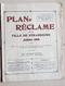 PLAN RECLAME De La Ville De STRASBOURG. Juillet 1919 Par Les Magasins Modernes (Tirage 10000 Exemplaires) - Autres & Non Classés