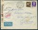 1943 Italy Post Militare 155 FPO Airmail Censor Cover - Marcophilia