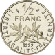 Monnaie, France, Semeuse, 1/2 Franc, 1999, Paris, BE, FDC, Nickel, Gadoury:429a - G. 50 Céntimos