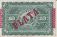 BILLETE DEL BANCO ESPAÑOL EN CUBA DE 10 PESOS DEL AÑO 1896 SIN CIRCULAR-UNCIRCULATED (BANKNOTE) - Cuba