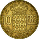 Monnaie, Monaco, Rainier III, 10 Francs, 1951, TB+, Aluminum-Bronze, Gadoury:MC - 1949-1956 Francos Antiguos