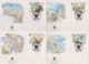 USSR 1987 Polar Bear Set Of 4 MNH + FDCs  WWF - Other & Unclassified