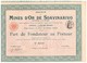 Titre Ancien - Société Des Mines D'Or De Soavinarivo - Titre De 1905 - - Mineral