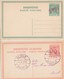 Lot De 4 Entiers Postaux Albanie Shqipenie Vloné   2 Entiers Cartes  Reponse - Albania