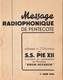 Message Radiophonique De Pentecote, S.S. PIE XII Rerum Novarum , Novissima Soc. Coop Rue De La Concorde Barry 2064 - Autres & Non Classés