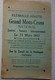 Programme Course Moto Cross National FLEMALLE HAUTE 23 Mars 1952 Circuit De La Montagne Trixhes Puub Austin 7HP - Programma's