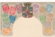 Danmark Stamps On Postcard - Briefmarken (Abbildungen)