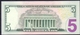 USA 5 Dollars 2013 B  - UNC # P- 539 < B - New York NY > - Bilglietti Della Riserva Federale (1928-...)