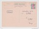 CP ENTIER POSTAL TYPE SEMEUSE (1960) PERPIGNAN 21 JUIN 1960 VERS VITTEL TAMPON MACARY PHARMACIEN - Cartes Postales Types Et TSC (avant 1995)