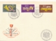 Schweiz - 1949 - Complete Set On Cover With Cancel 75th Anniversaire UPU - Briefe U. Dokumente
