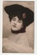 *** FEMME *** Artiste JANNAUD *** Chapeau, Rose Dans Les Cheveux *** Robe Plumetis *** Papier Glacé  Radium Brom *** - Femmes