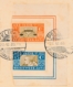 Nederlands Indië - 1933 - Hoekstukken Van De AMVJ-serie Met Pelikaan Afstempeling Op Kaartje - Indes Néerlandaises