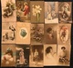 Belgique Fantaisie Femme Enfant Fleurs Taxe Censure ... : 60 Cartes (voir Zie See Scans) - 5 - 99 Postkaarten