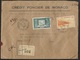 Monaco-Enveloppe De Monaco En Valeur Déclarée - Covers & Documents