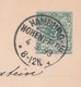 Deutsches Reich Karte Mit Tagesstempel Hamburg Hohenfelde 1893 KOS Stempel - Covers & Documents