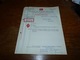FF5  2 Documents Facture Document Commercial  Glaces Et Verres Glaver Division Moustier Sur Sambre 1955 - 1900 – 1949