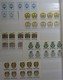 FRENCH ANDORRA NEARLY COMPLETE MNH**COLLECTION 1995-2003 WITH 5 BOOKLETS. ONLY 5 STAMPS MISSING. YVERT 2005= 363 €. - Ongebruikt