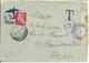 AZ23-Lettera A Militare Con 20 Cent. Imperiale 18.03.1944 - Tassata - Diretta A Posta Da Campo 733 - Bella - Storia Postale