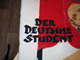 Delcampe - Old Poster Nazy Der Deutsche Srudent Kampfr Fur Fuhrer Und Volk Inder Mannschaft Des N S D Studentenbundes 52.5x70 Cm - 1939-45