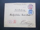 DR 1889 MiF Nr. 41 U. 42 R-Zettel Eingeschrieben Duisburg 1 Postauftrag An Das Kaiserliche Postamt Zu Coburg - Briefe U. Dokumente