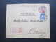 DR 1889 MiF Nr. 41 U. 42 R-Zettel Eingeschrieben Duisburg 1 Postauftrag An Das Kaiserliche Postamt Zu Coburg - Covers & Documents