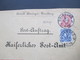 Delcampe - DR 1889 MiF Nr. 41 U. 42 R-Zettel Eingeschrieben Duisburg 1 Postauftrag An Das Kaiserliche Postamt Zu Coburg - Covers & Documents