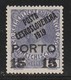 TCHECOSLOVAQUIE - N°122 * (1919) Timbre D'Autriche Surchargé(porto) - Nuovi