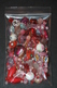 Beau Lot De 90gr Perles à Diminante Coloris Rouge (verre, Céramique, Synthétique) - Parels