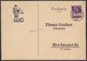 GR    CAMPFER  /  SCHOENER STEMPEL - Briefe U. Dokumente