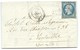 N°14 BLEU NAPOLEON SUR LETTRE / CHARTRES POUR VERSAILLES / 27 MARS 1855 - 1849-1876: Classic Period