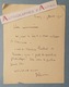 L.A.S 1916 André SPIRE - Nancy - Ecrivain poète & Militant sioniste -  Billet Lettre Autographe Ww1 - Andere & Zonder Classificatie