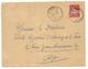 ALGERIE 50C FACTEUR BOITIER EL ACHOUR 28.5.1934 ALGER LETTRE - Lettres & Documents