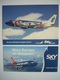 Avion / Airplane / SKY / Boeing B 737/ Airline Issue / 1 Postcard & 1 Sticker - 1946-....: Ere Moderne