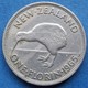 NEW ZEALAND - 1 Florin 1965 "kiwi Bird" KM# 28.2 Elizabeth II - Edelweiss Coins - Nieuw-Zeeland