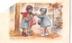 ¤¤   -   Illustrateur " Germaine BOURET "  -  Carte Miniature  -  3 Petites Filles    -   ¤¤ - Bouret, Germaine