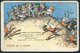Boer War, Theatre De La Guerre, Assaut De Vaal-Krantz, Cartoon Satirical Postcard - Guerres - Autres
