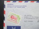 Iran 1969 Air Mail / Luftpost Iranian Documentation Centre Teheran - Berlin Registered Letter! Roter Stempel R Und Verme - Iran