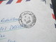 Afrika 1969 Tunesien Monastir Air Mail / Luftpost Nach Dresden Mit Gestempeltem R Zettel - Tunesië (1956-...)