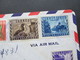 Ecuador 1960er Jahre 2 Belege Via Air Mail / Luftpost Mit Schöner Buntfrankatur! Standart Fruit And Steamship Company - Equateur