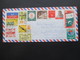 Pakistan 1965 / 67 Air Mail / Luftpost 2 Belege Mit Schöner Buntfrankatur! Auch First Jet Flight Karrachi - Dacca Usw. - Pakistán