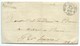 MARQUE POSTALE CURSIVE EPOISSE / SEMUR POUR SEURRE / 1838 / DOUBLE FLEURON / FAIRE PART MARIAGE COMMINGES GUITAUT - 1801-1848: Precursors XIX