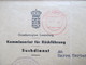 Luxemburg 1960 Vorderseite Des Komissariat Für Rückführung Suchdienst Freistempel Luxembourg - Briefe U. Dokumente