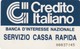 SCHEDA TESSERA CREDITO ITALIANO NON ATTIVA - Other & Unclassified