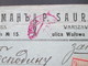 Russland / Polen 1915 Warschau Einschreiben R Zettel No 288 Bapwaba Rückseitig Frankiert Und Violetter Stempel!! - Lettres & Documents