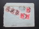 Russland / Polen 1915 Warschau Einschreiben R Zettel No 288 Bapwaba Rückseitig Frankiert Und Violetter Stempel!! - Storia Postale