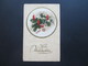 CSSR / Böhmen 1933 Weihnachts AK Frohe Weihnachten Zweisprachiger Stempel Cheb 2 / Eger 2 - Lettres & Documents