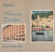 Guide Touristique 9,5 X 17,5 (ouvert 17,5x 38 ) Hôtel Firenze Zurigo. GENOVA - Dépliants Touristiques