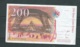 FRANCE 200 FRANCS 1996 N° F037872043   2 Scans -  LAURA 4606 - 200 F 1995-1999 ''Eiffel''