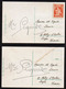 FIUME (Yougoslavie) Occupation Italienne: Lot De 2 Belles Cartes Oblitérées En 1921 - Cartas & Documentos